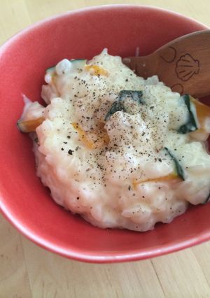 つわりの味方♡超簡単5分でチーズリゾット-レシピのメイン写真