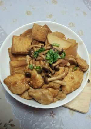 鳥むね肉と大根のポン酢炒め煮-レシピのメイン写真