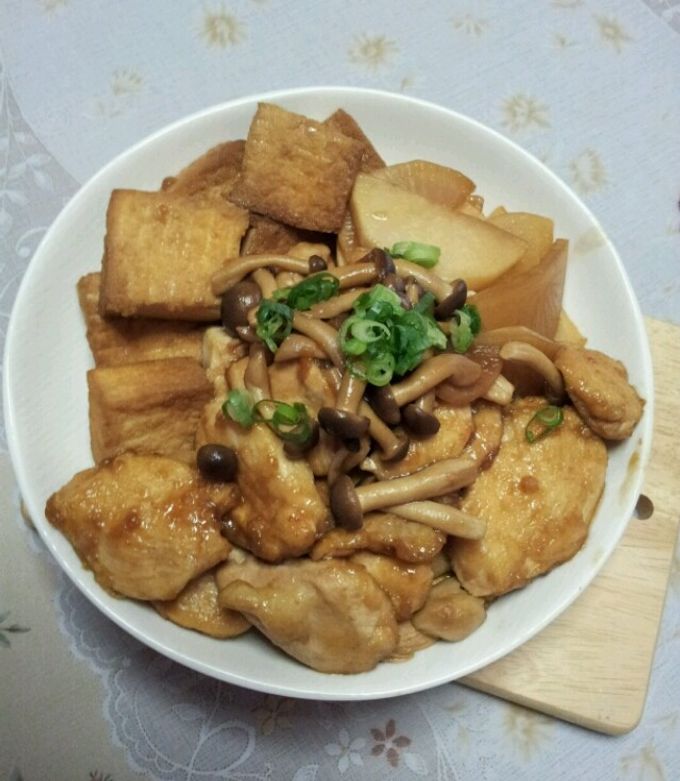 鳥むね肉と大根のポン酢炒め煮 by えりかりな 【クックパッド】 簡単