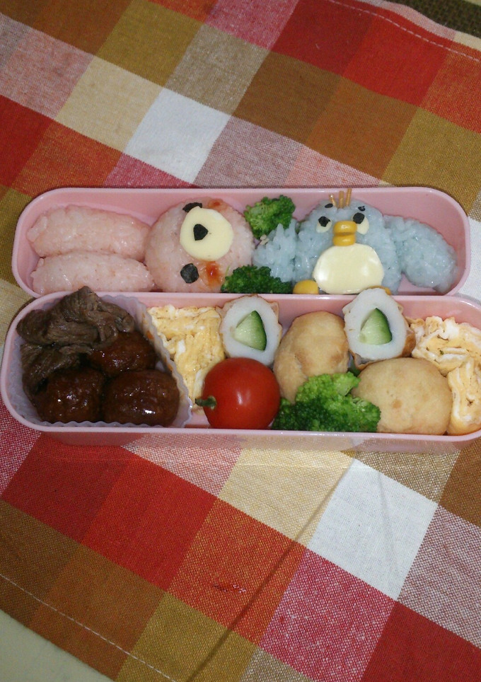 ペンギンちゃんとウサギちゃん-レシピのメイン写真