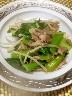 三ツ星食感 中華炒めペーストで青梗菜炒め-レシピのメイン写真