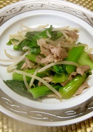 三ツ星食感　中華炒めペーストで青梗菜炒め-レシピのメイン写真