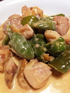 鶏もも肉とピーマンの生姜マヨ炒め-レシピのメイン写真