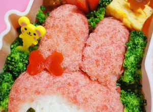 桜でんぶのマイメロちゃん♪（キャラ弁）-レシピのメイン写真