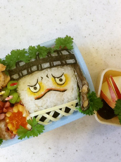 妖怪ウォッチ☆ムリカベのキャラ弁^_−♪-レシピのメイン写真