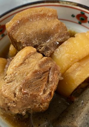 圧力鍋で絶品 我が家の豚の角煮-レシピのメイン写真