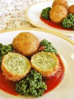 しお豆のまんまるコロッケ-レシピのメイン写真