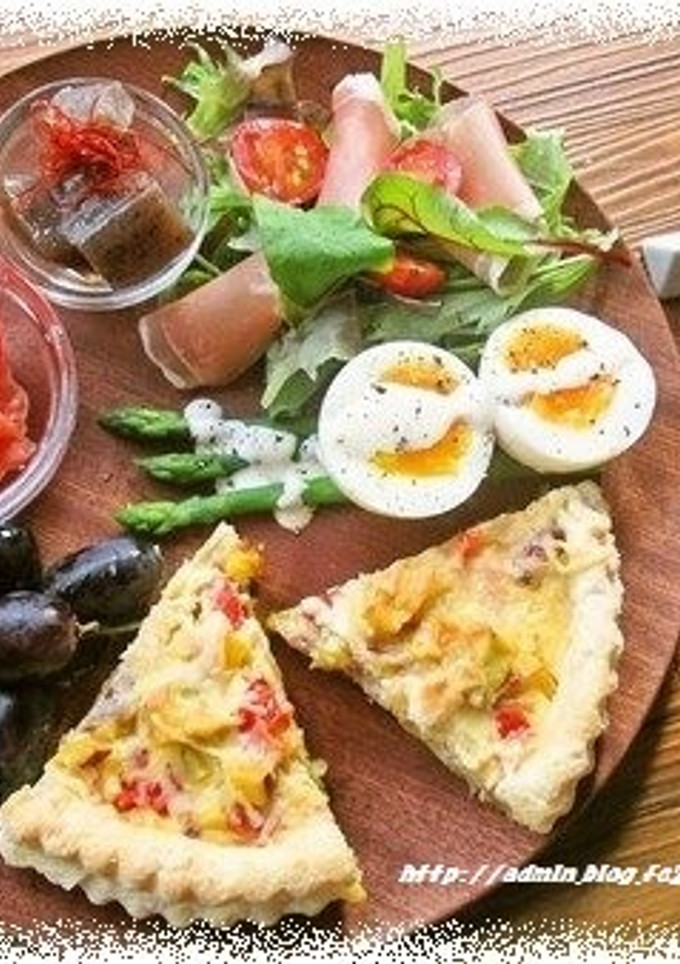 さつま芋と長ネギの和風キッシュ-レシピのメイン写真