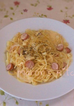 卵と牛乳で作る♥ポテトカルボナーラ-レシピのメイン写真