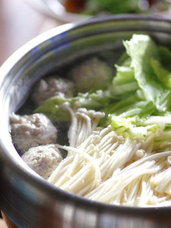 今夜はあったか♪鶏のつくね鍋-レシピのメイン写真