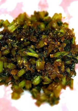 甘辛香ばしいかぶの葉♪ご飯の友!分量簡単-レシピのメイン写真