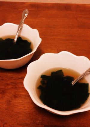 ワカメスープ-レシピのメイン写真