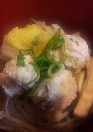 鍋に★しょうがを食べる!鶏団子-レシピのメイン写真