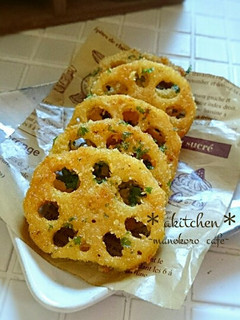 簡単♪レンコンのサクサクカレーチーズ焼き-レシピのメイン写真