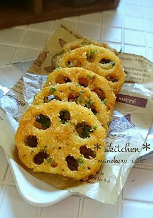 簡単♪レンコンのサクサクカレーチーズ焼き-レシピのメイン写真
