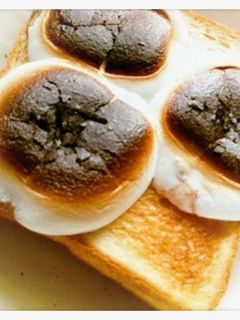 焼きちょこマショマロ♡トースト💗-レシピのメイン写真