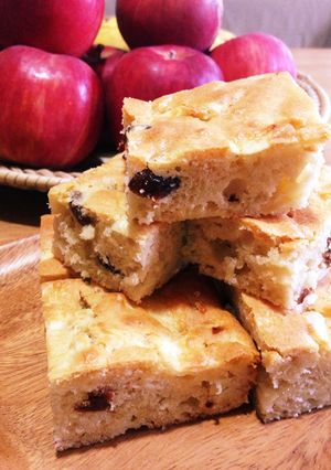 りんごたっぷり♪混ぜるだけアップルケーキ-レシピのメイン写真