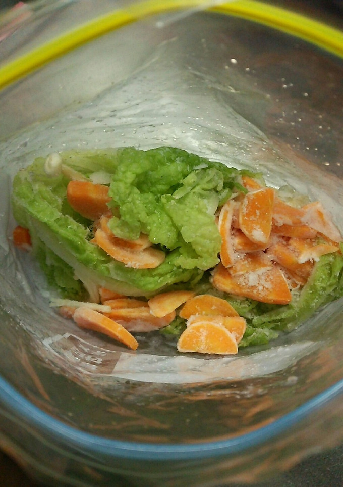 余った白菜の冷凍保存-レシピのメイン写真
