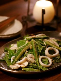 イカと水菜のサラダ-レシピのメイン写真