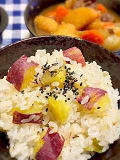 簡単!あっさり さつまいもご飯-レシピのメイン写真