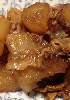 大根と豚バラ肉の炒め煮-レシピのメイン写真
