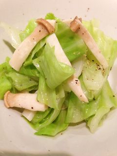 きのことキャベツのレモンソース和え-レシピのメイン写真