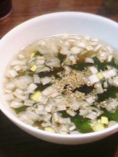 火も計りもいらない中華風わかめスープ-レシピのメイン写真