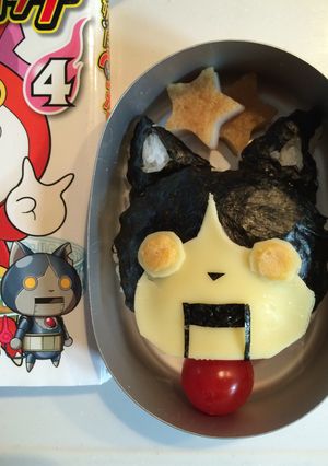 妖怪ウォッチキャラ弁のロボニャンおにぎり-レシピのメイン写真