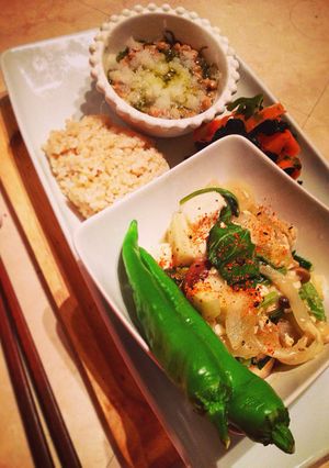 野菜ときのこたっぷりのお豆腐麹あんかけ*-レシピのメイン写真