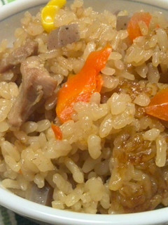 ひとり暮らしの炊き込みご飯-レシピのメイン写真