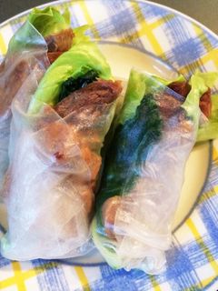 リメイクdeお弁当♬ 豚角煮の生春巻き-レシピのメイン写真