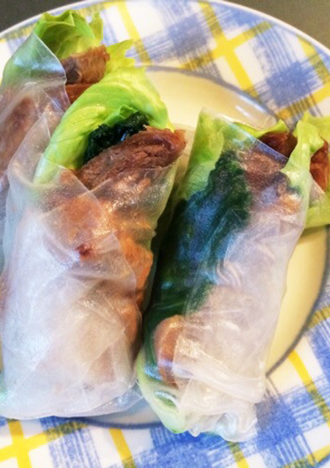 リメイクdeお弁当♬ 豚角煮の生春巻き-レシピのメイン写真
