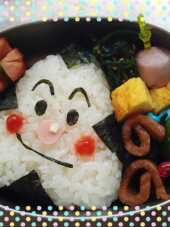 キャラ弁 おむすびマン♪…2才児お弁当…-レシピのメイン写真