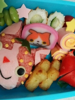妖怪ウォッチ*キャラ弁*イチゴニャン-レシピのメイン写真