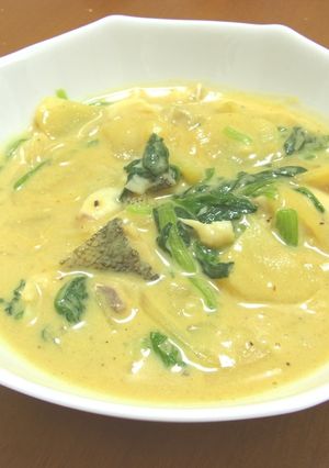 鱈の豆乳カレーシチュー-レシピのメイン写真