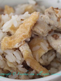 ♡あったか鶏肉と油揚げの簡単炊き込み御飯-レシピのメイン写真