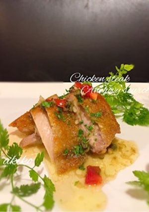 チキンステーキのアンチョビソース-レシピのメイン写真