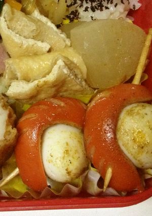 お弁当に♫うずら卵とウインナーのカレー焼-レシピのメイン写真