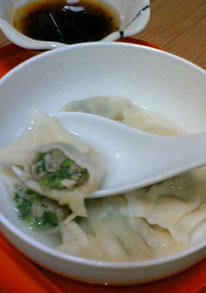 皮もっちり黒酢で食べる☆水餃子☆-レシピのメイン写真