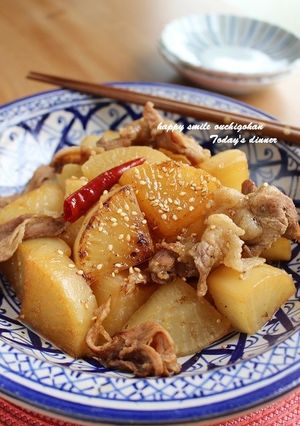 THE定番!!大根と豚肉の甘辛こっくり煮-レシピのメイン写真
