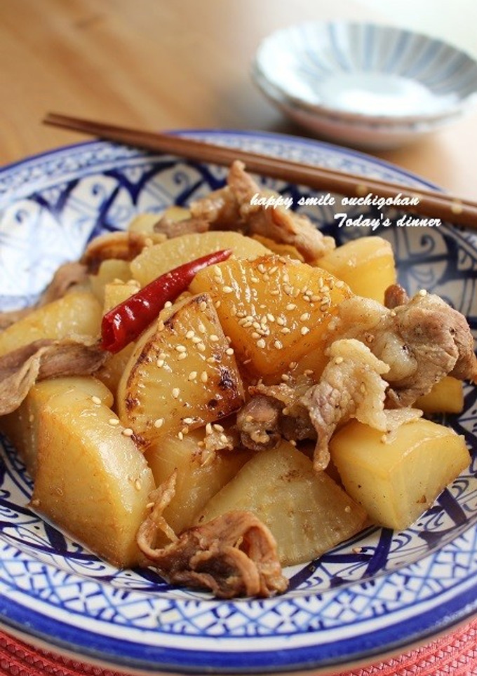 THE定番!!大根と豚肉の甘辛こっくり煮-レシピのメイン写真