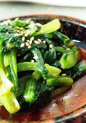 簡単！小松菜のピリ辛和え！-レシピのメイン写真