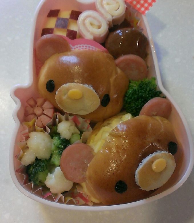 簡単*幼稚園お弁当*くまサンド*キャラ-レシピのメイン写真