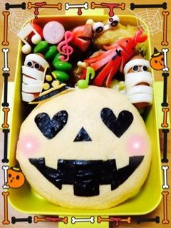 ハロウィン☆キャラ弁☆オムライス・遠足-レシピのメイン写真