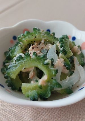 ゴーヤ・玉ねぎ・ツナの和え物-レシピのメイン写真