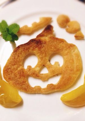 サクサクパイと焼きりんご☆ハロウィン☆-レシピのメイン写真