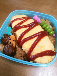 忙しい朝でも簡単!オムライス弁当♡-レシピのメイン写真