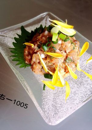 簡単♪定番おつまみ★鯵のなめろう-レシピのメイン写真