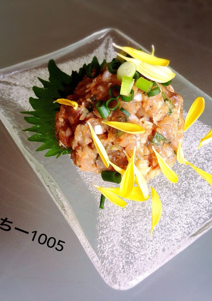 簡単♪定番おつまみ★鯵のなめろう-レシピのメイン写真
