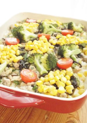 レンジで簡単☆和風♪ご飯でキッシュ風-レシピのメイン写真